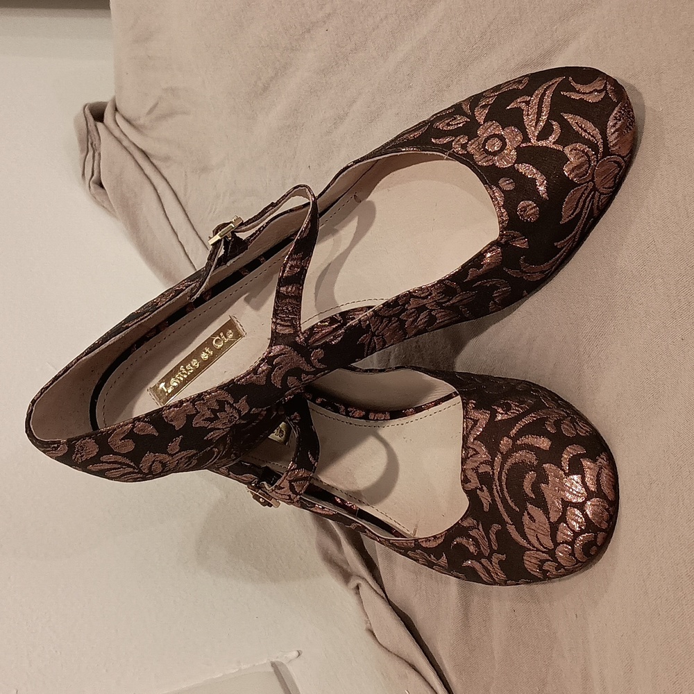 LOUISE ET CIE Korrie Brocade Mary Jane Sz 9, WORN ONCE